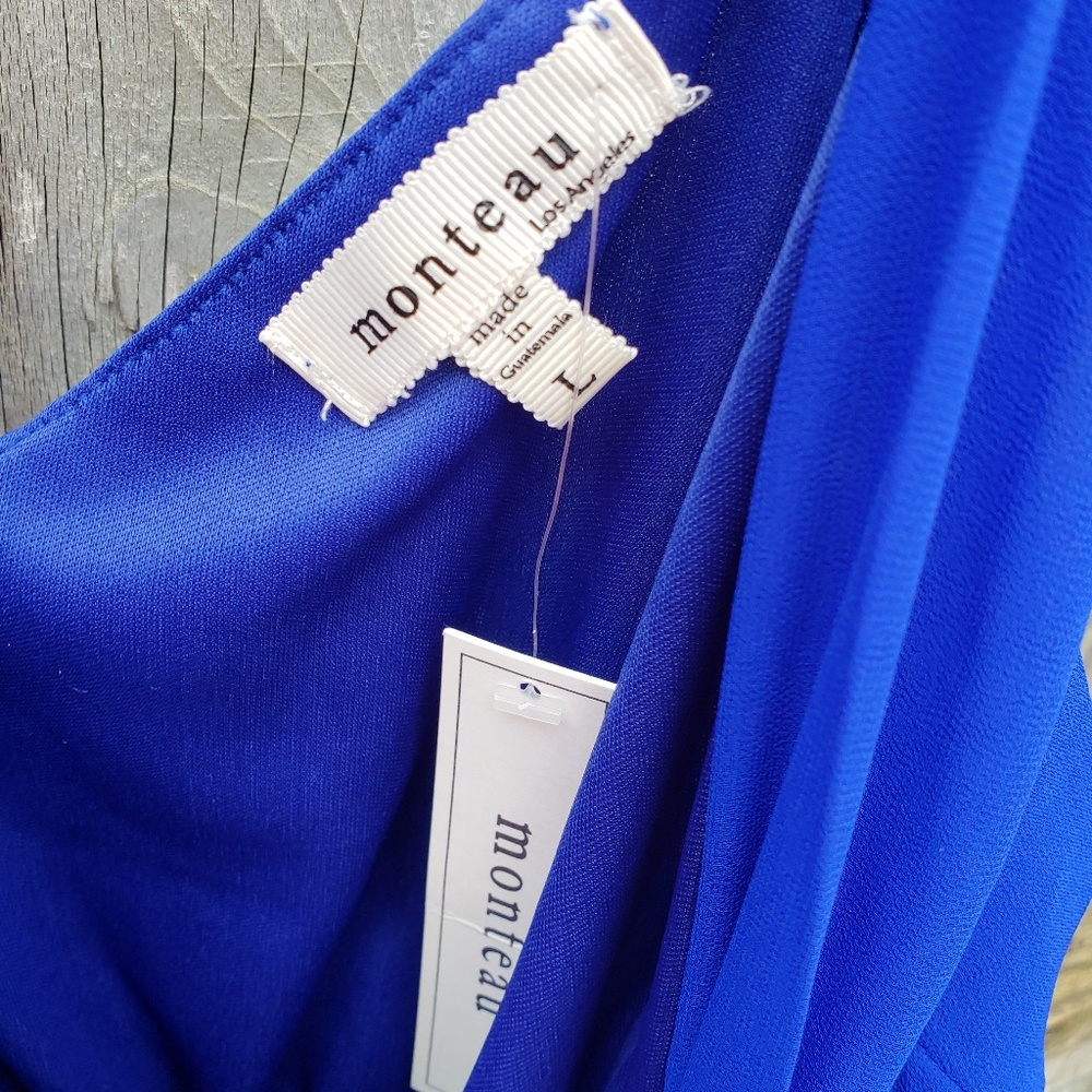 Blue Cocktail Dress - Picture 3 of 3